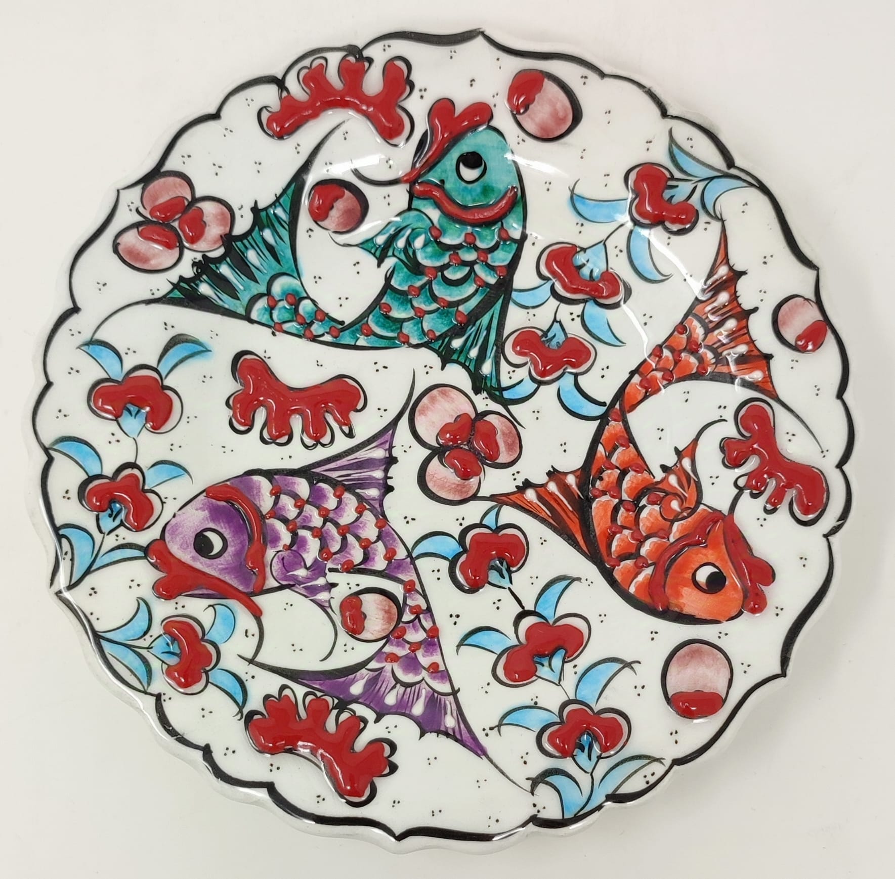 Hand Made Plate 18 cm 1048