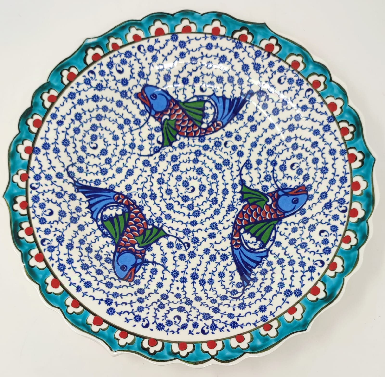 Hand Made Plate 25 cm 1057