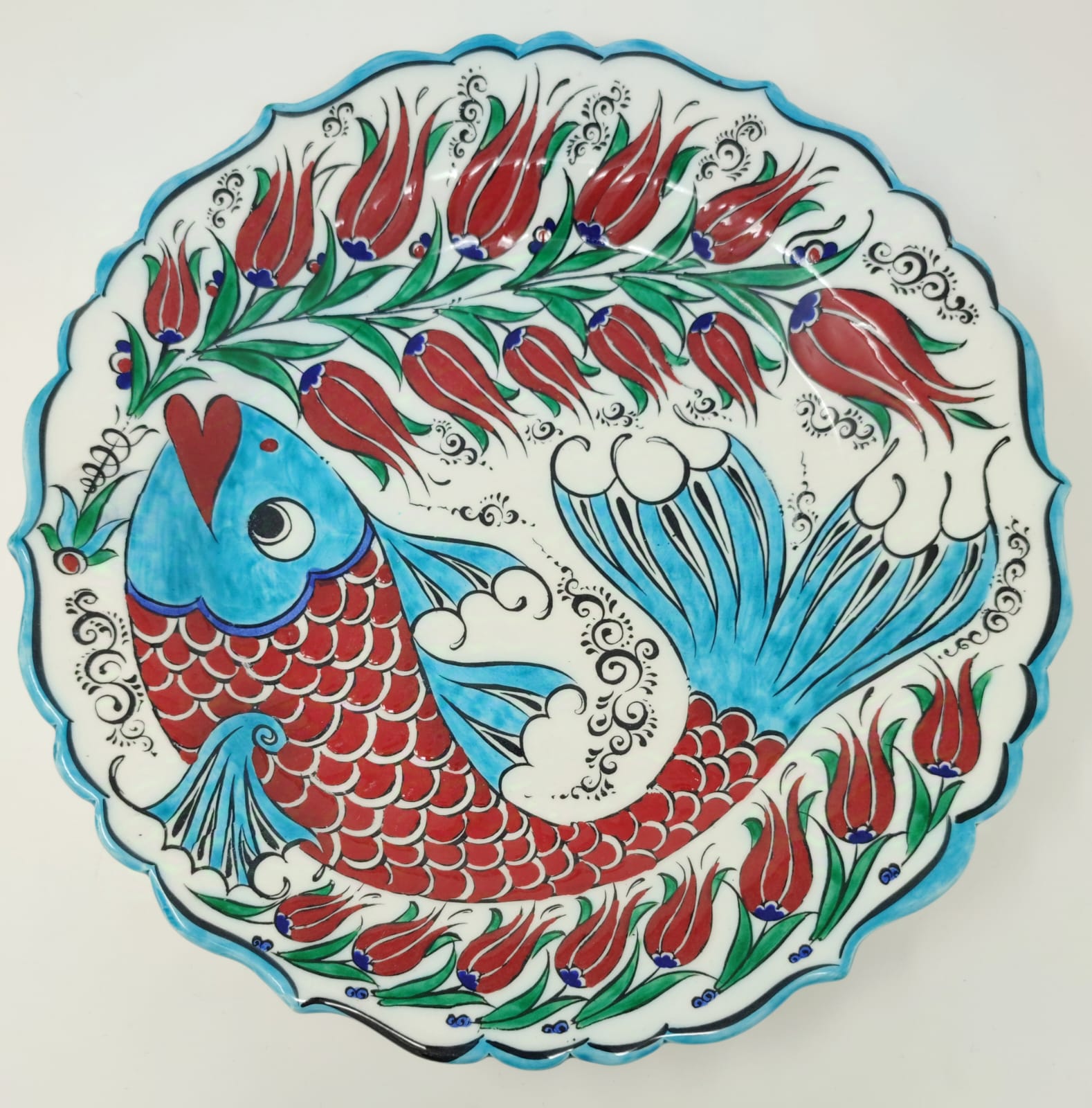 Hand Made Plate 30 cm 1063
