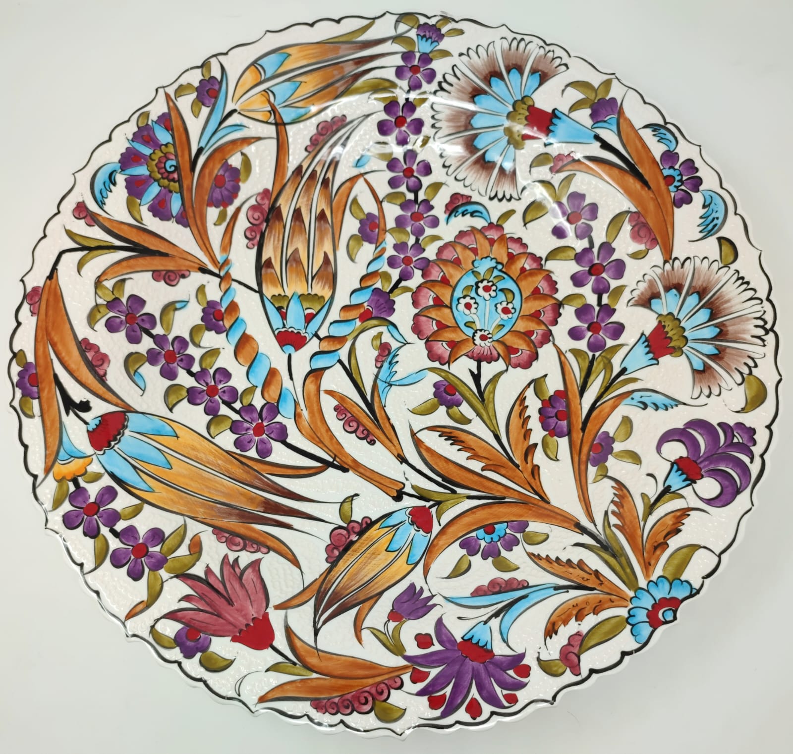 Hand Made Plate 40 cm 1069