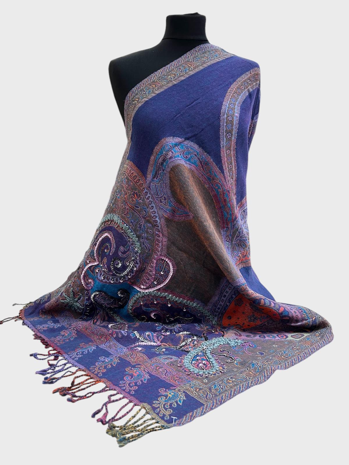 Embroidered Sequined Wool 2013