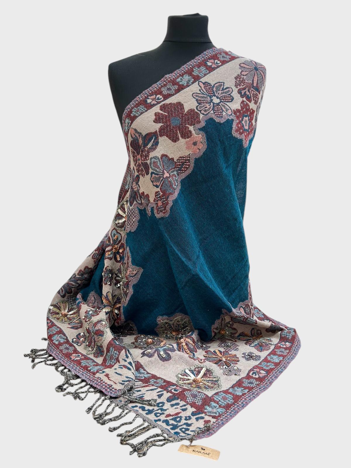 Embroidered Sequined Wool 2014