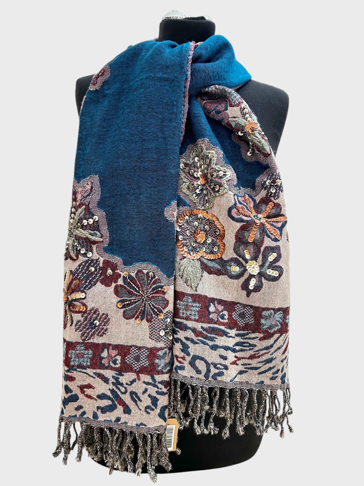 Embroidered Sequined Wool 2014