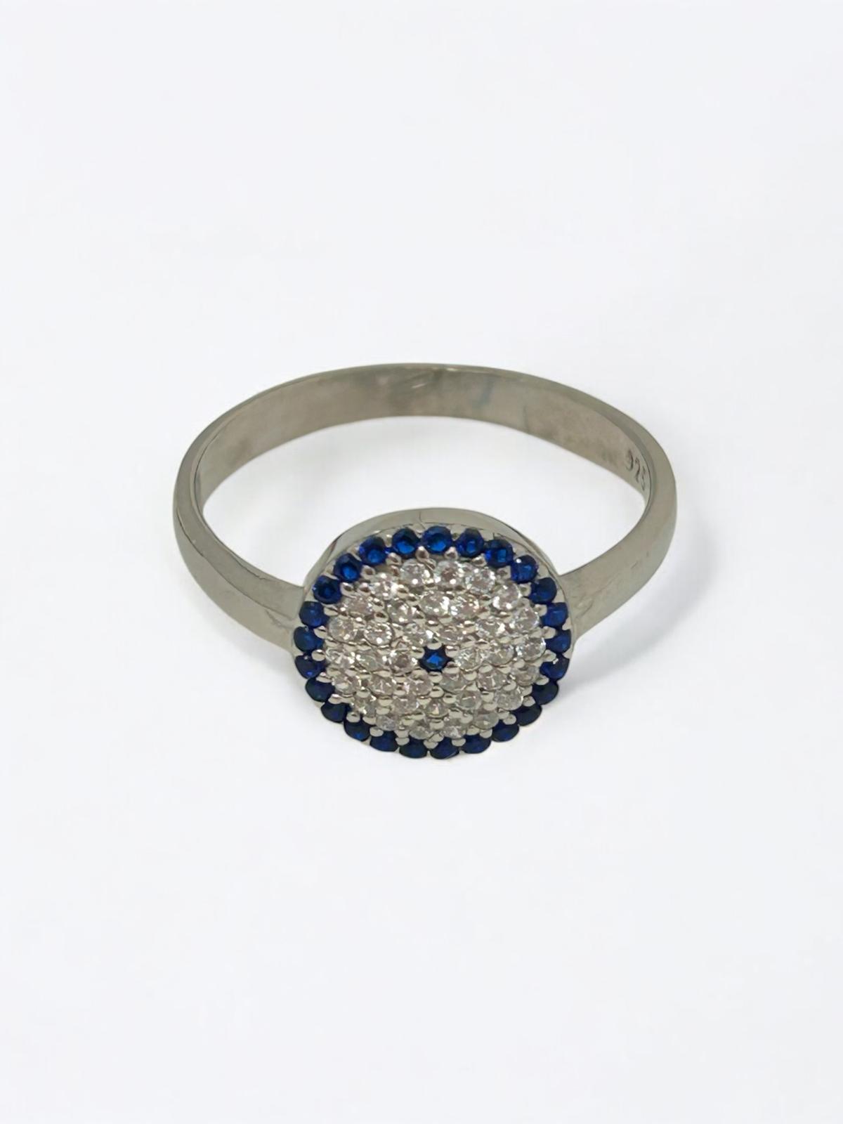 Turkish Eye Silver Ring 6003