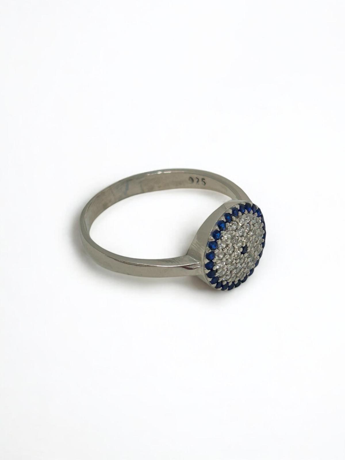 Turkish Eye Silver Ring 6003