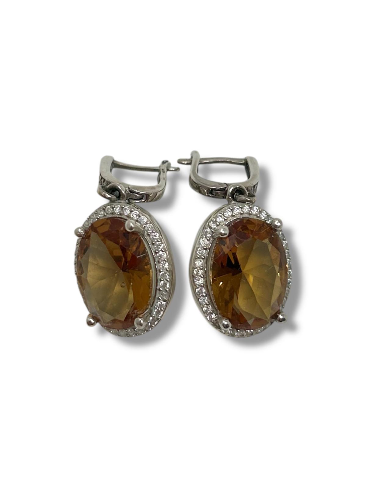 Sultanita Silver Earring 6007
